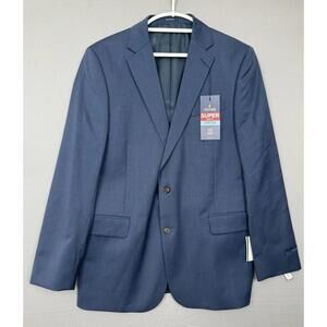 Stafford Blue Men's Suit Jacket